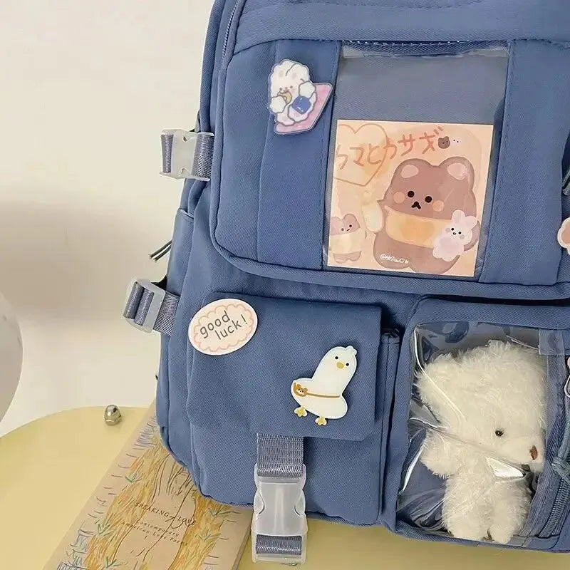 CALORA_ StudentBags | Hippe Modieuze School Rugzak - tot 15,6 inch - 45 x 30 x 15 cm