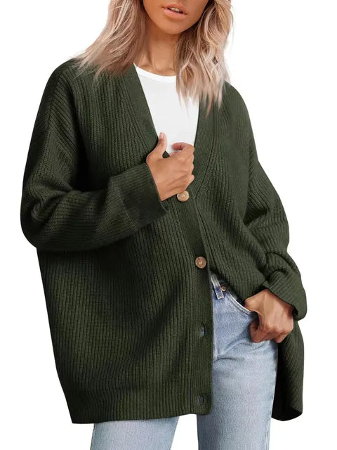 CALORA_ Stylish Kasjmier cardigan vest