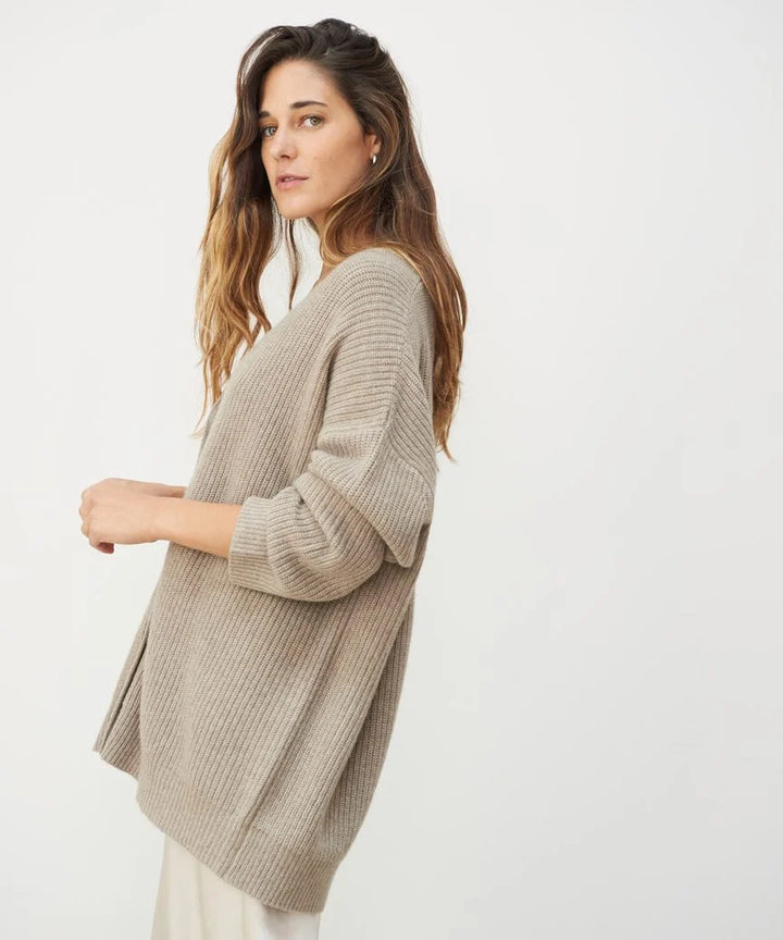 CALORA_ Stylish Kasjmier cardigan vest