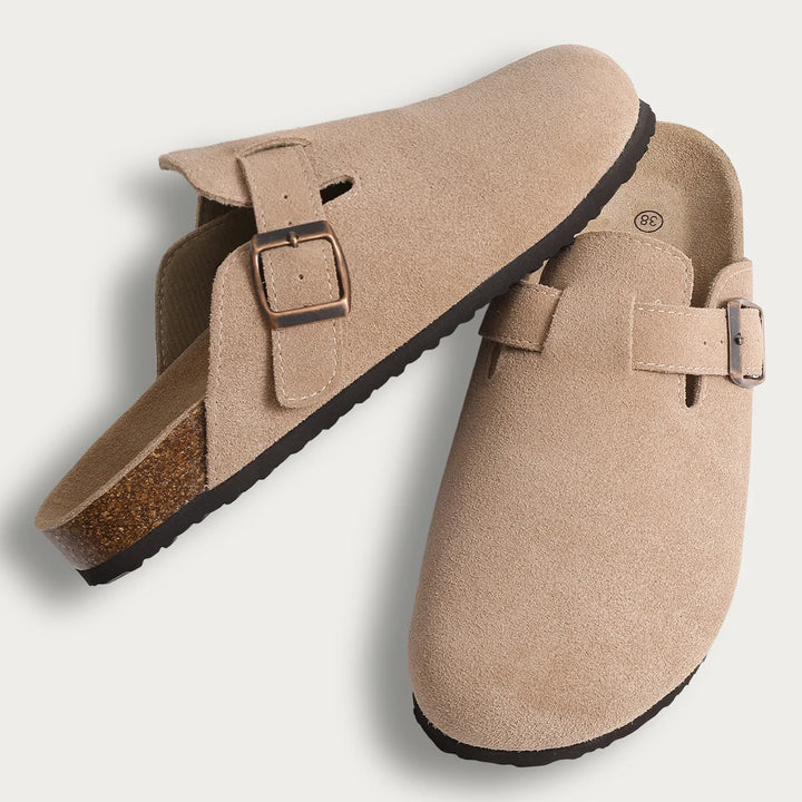 CALORA_ Suède Slippers voor Dames en Heren met Comfortabele Pasvorm