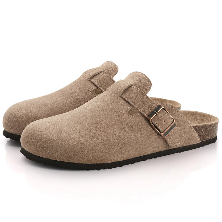 CALORA_ Suède Slippers voor Dames en Heren met Comfortabele Pasvorm