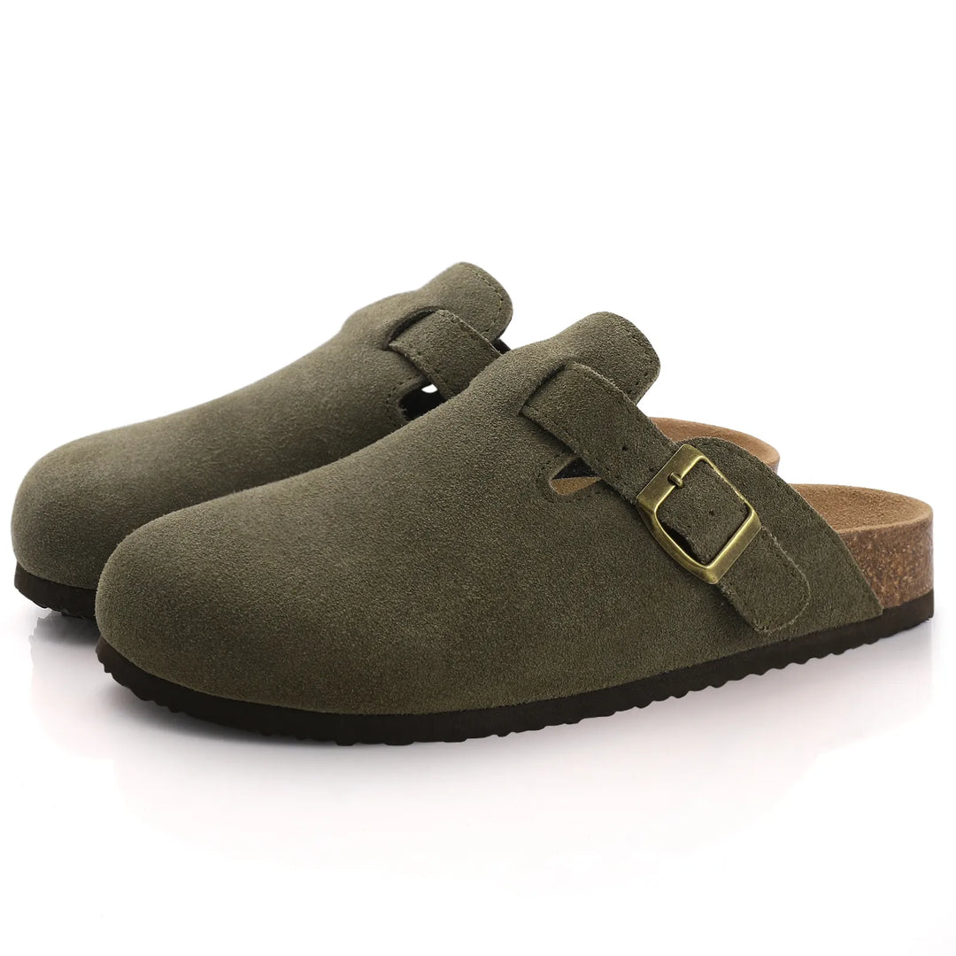 CALORA_ Suède Slippers voor Dames en Heren met Comfortabele Pasvorm