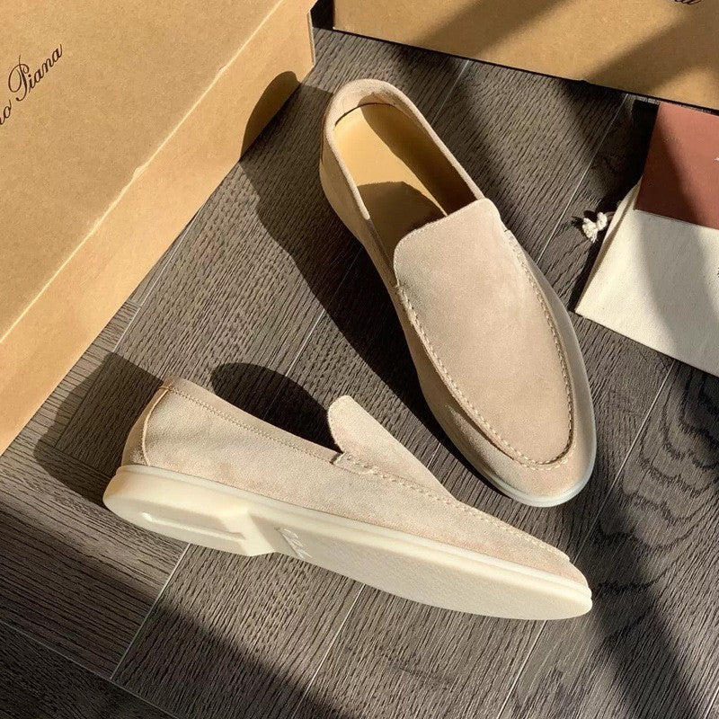 CALORA_ Tijdloze Herenschoenen Loafers met Zacht en Flexibel Comfort