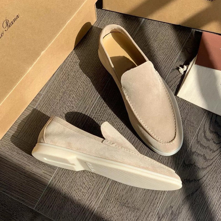 CALORA_ Tijdloze Herenschoenen Loafers met Zacht en Flexibel Comfort