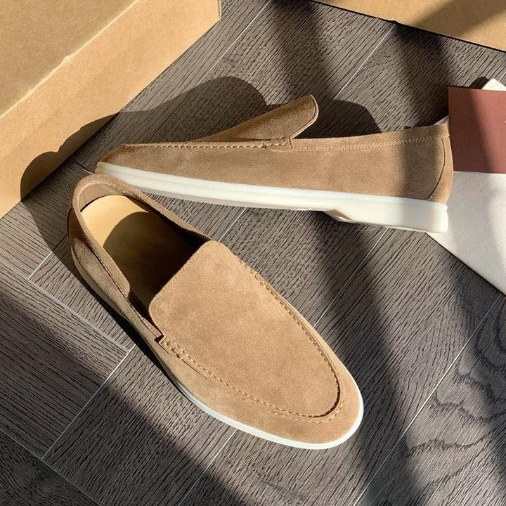 CALORA_ Tijdloze Herenschoenen Loafers met Zacht en Flexibel Comfort
