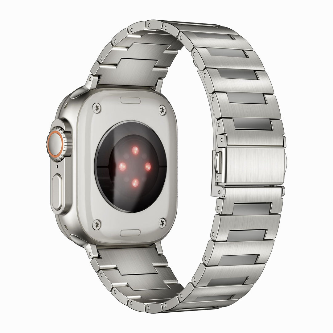 CALORA_ Titanium Band Voor Apple Watch - Lichtgewicht En Duurzaam