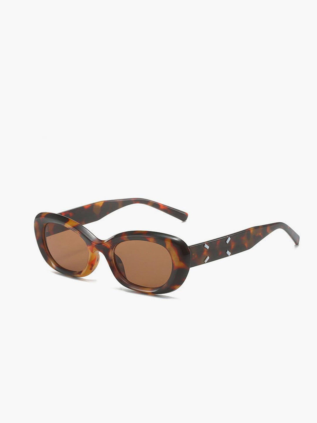 CALORA_ Tortoiseshell Ronde Zonnebril - Duurzaam en Stijlvol