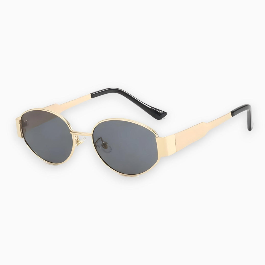 CALORA_ Trendy Elysian Zonnebril met Glinsterende Details voor Stijlvolle Fashionista's