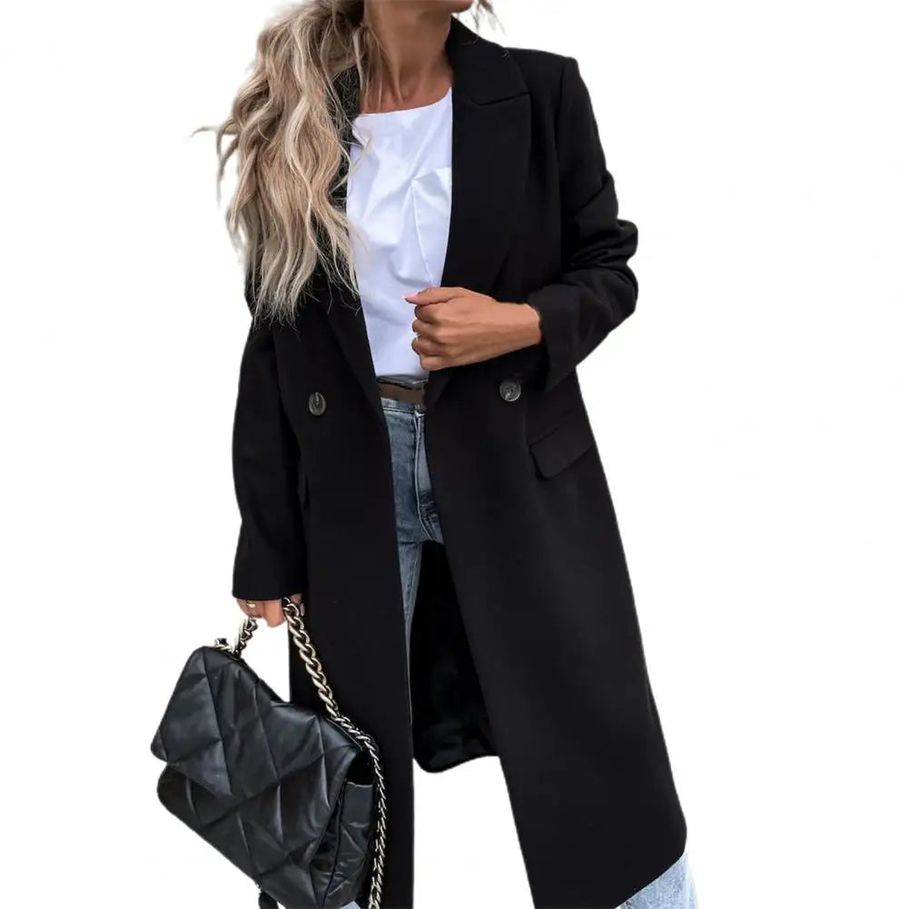 CALORA_ Trix | Dames winter lange trenchcoat
