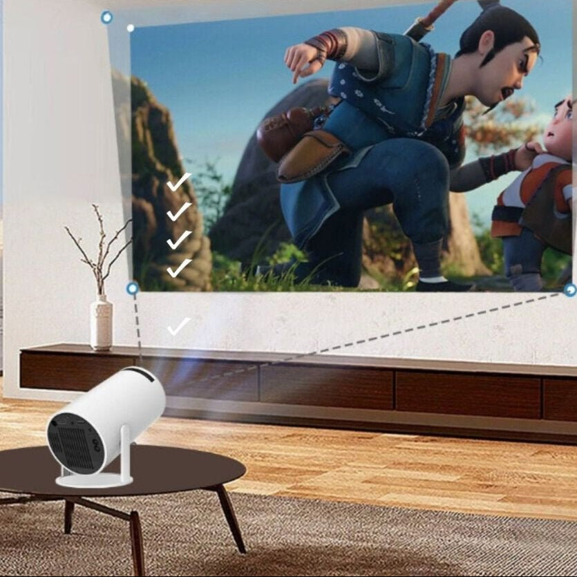 UltraBeamer | WiFi HDMI Bluetooth 4K Projector - Donkergrijs - #Calora#