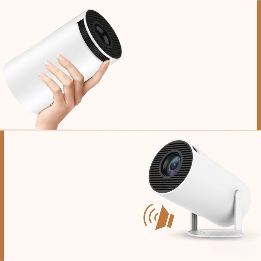 UltraBeamer | WiFi HDMI Bluetooth 4K Projector - Donkergrijs - #Calora#