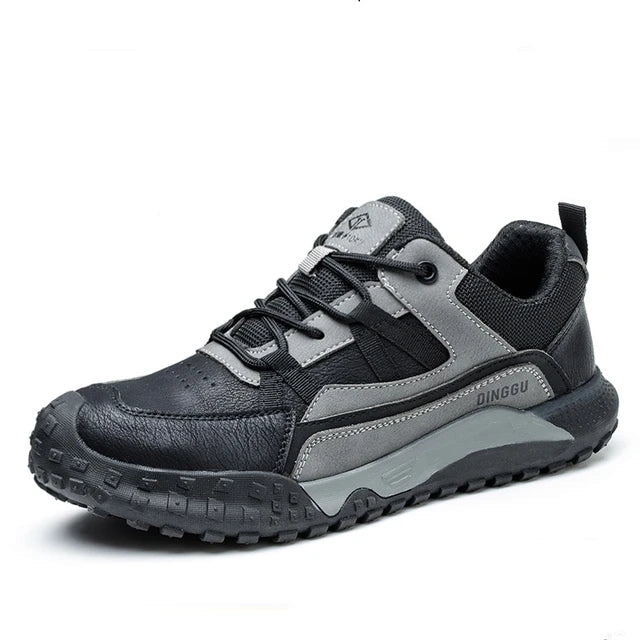CALORA_ Veilige Zwarte Werksneakers met Stalen Neus en Comfortabel Ontwerp