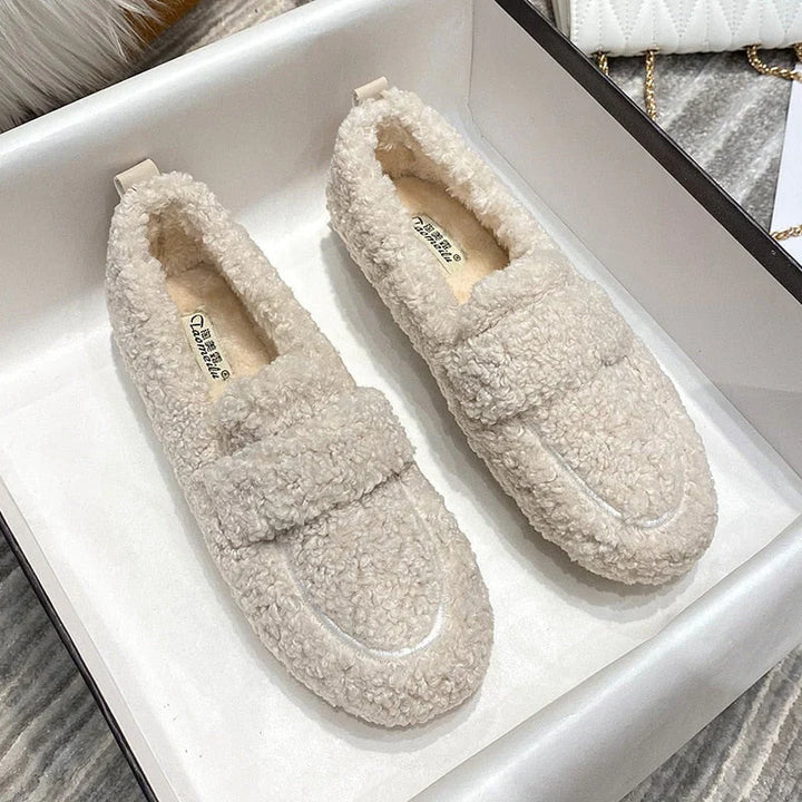 CALORA_ Velucci | Zachte Pluche pantoffel schoenen