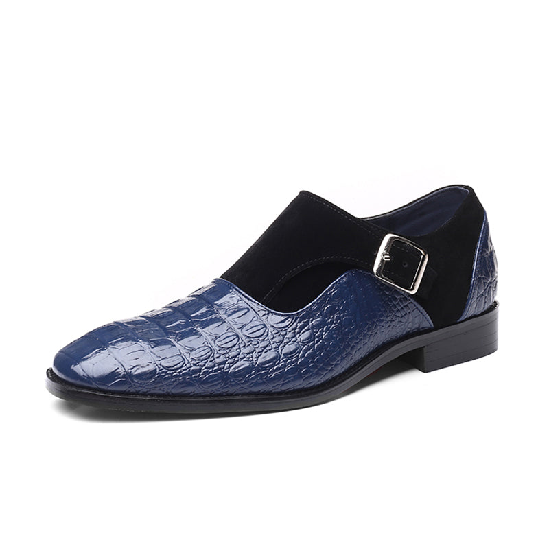 CALORA_ Vento | Stijlvolle blauwe heren loafers