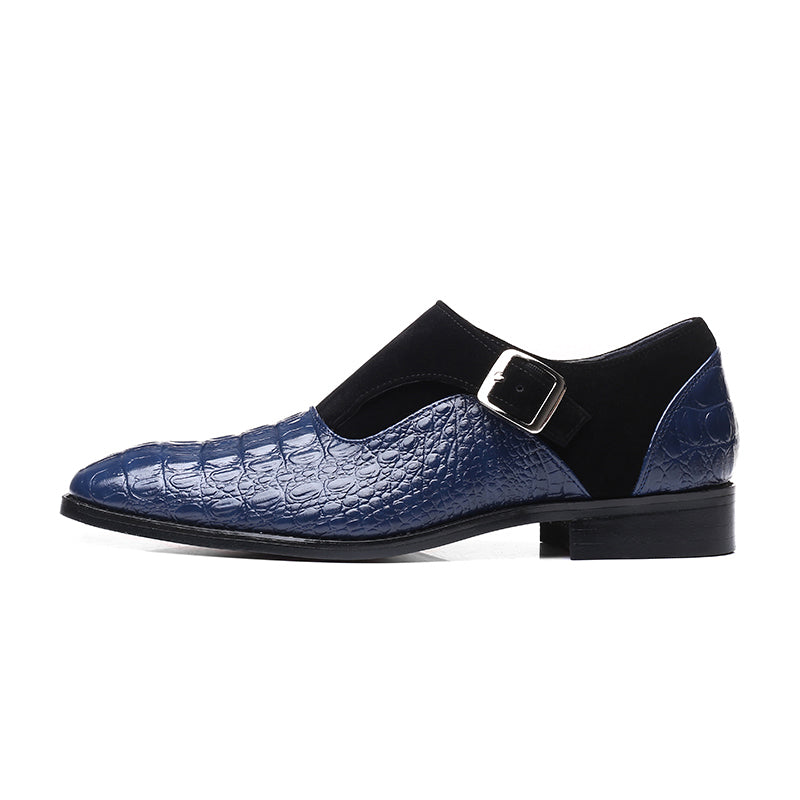 CALORA_ Vento | Stijlvolle blauwe heren loafers