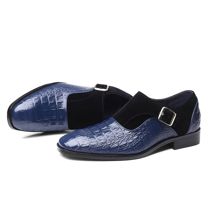 CALORA_ Vento | Stijlvolle blauwe heren loafers