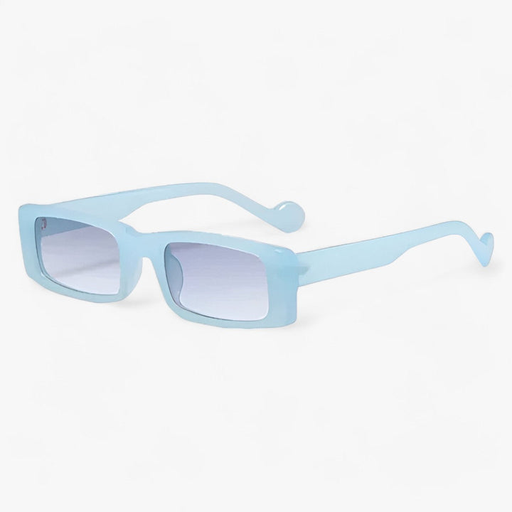 CALORA_ Vierkante Retro Zonnebril in Jelly Kleur - Trendy en Stijlvolle Zonnebril voor Mannen en Vrouwen