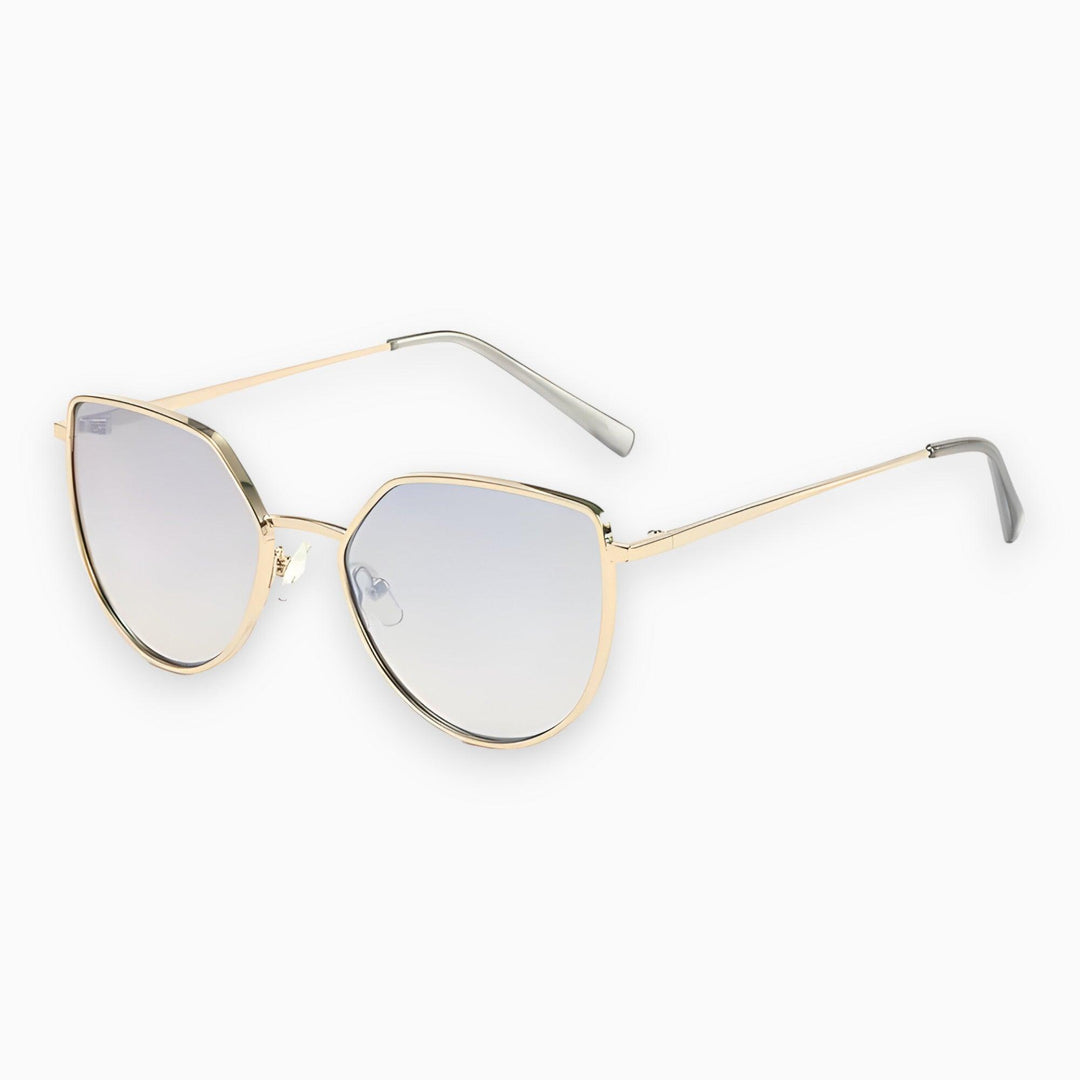 CALORA_ Vintage Cat Eye Zonnebril met Retro Chic Stijl