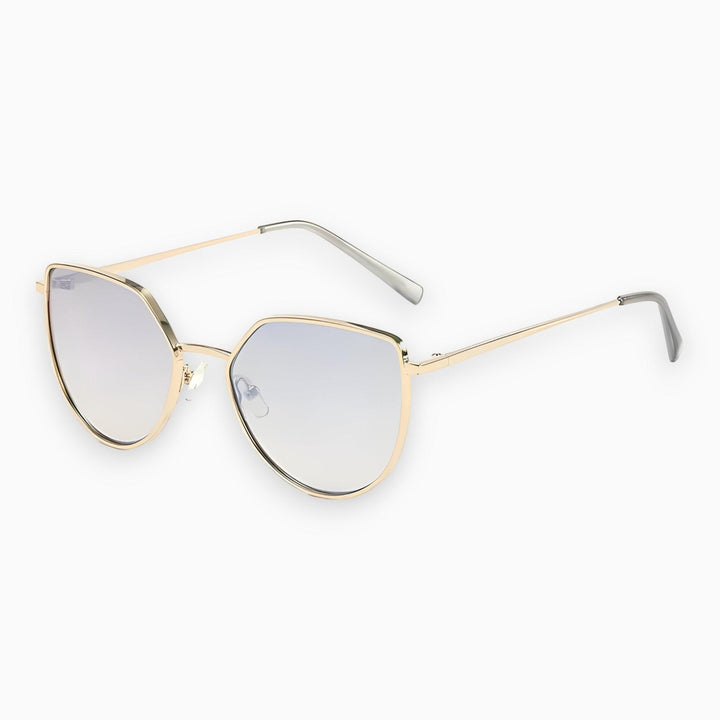 CALORA_ Vintage Cat Eye Zonnebril met Retro Chic Stijl