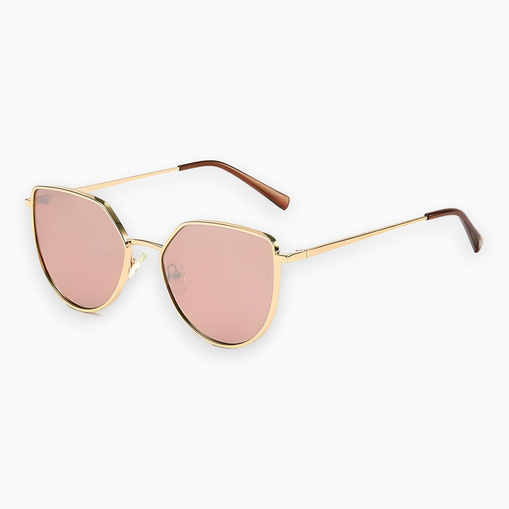 CALORA_ Vintage Cat Eye Zonnebril met Retro Chic Stijl