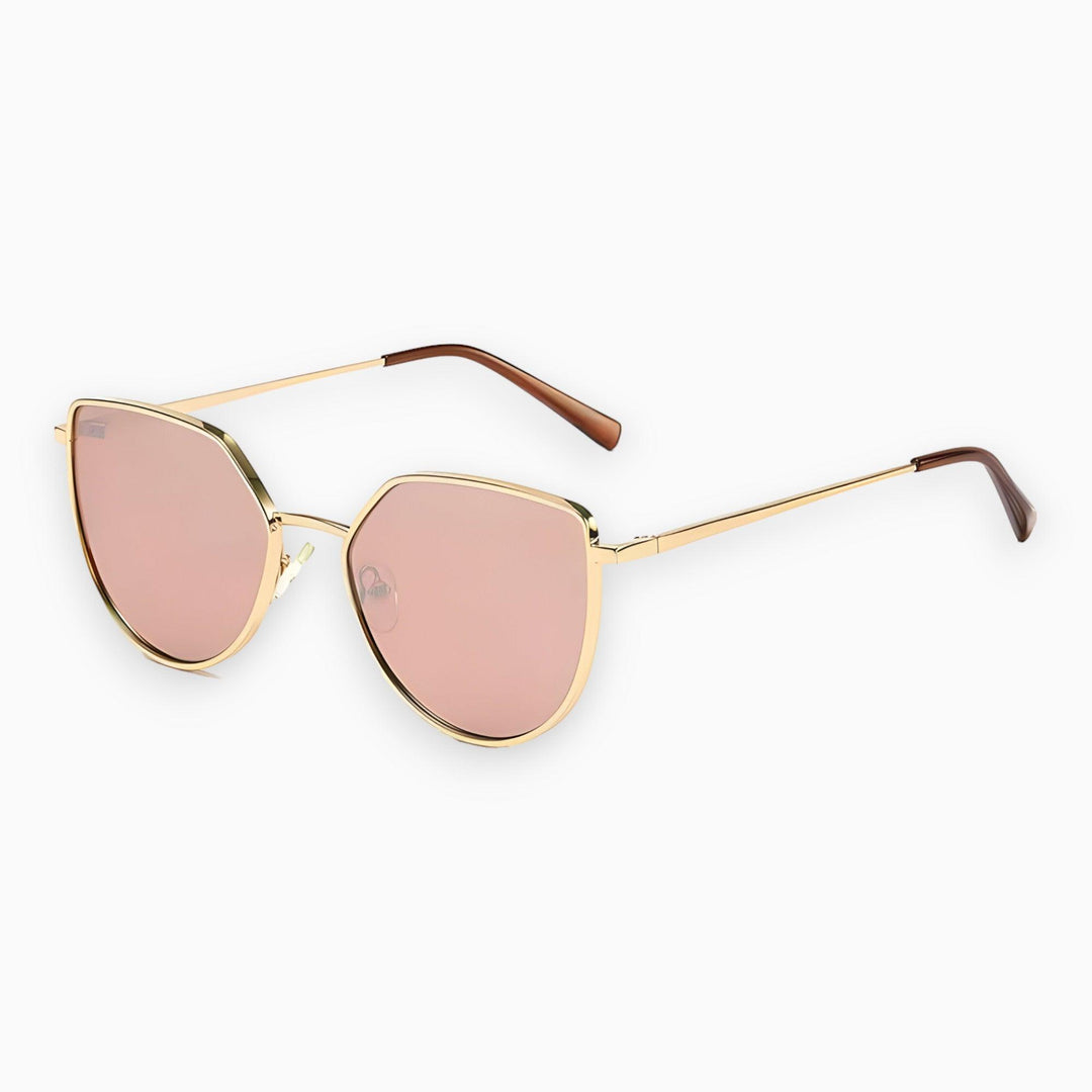 CALORA_ Vintage Cat Eye Zonnebril met Retro Chic Stijl