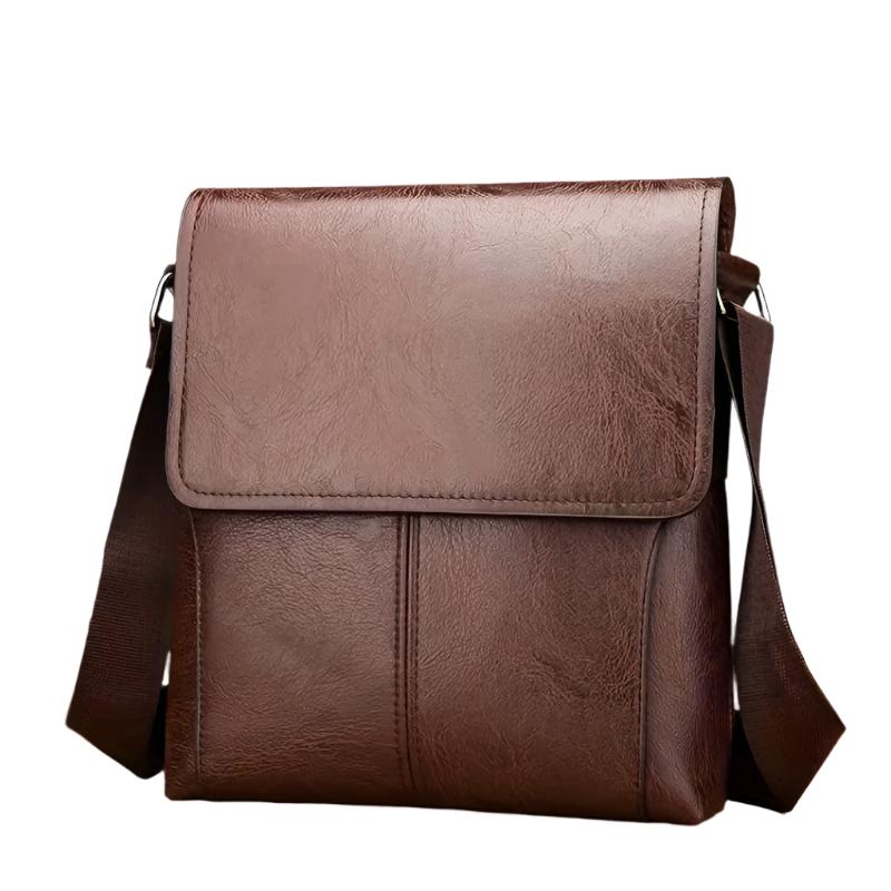 CALORA_ Vintage Luxe Leren Schoudertas