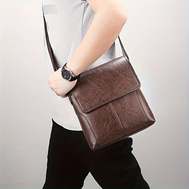 CALORA_ Vintage Luxe Leren Schoudertas