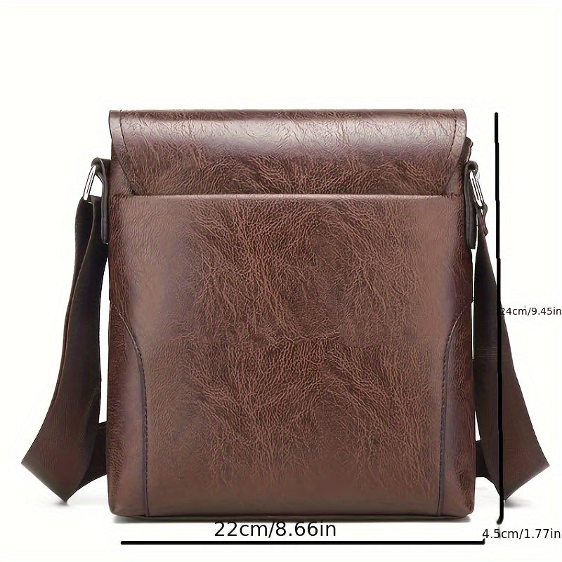 CALORA_ Vintage Luxe Leren Schoudertas