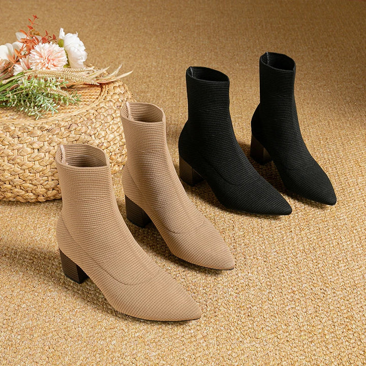 CALORA_ Vionna | Elegante dameslaarzen met hoge hak