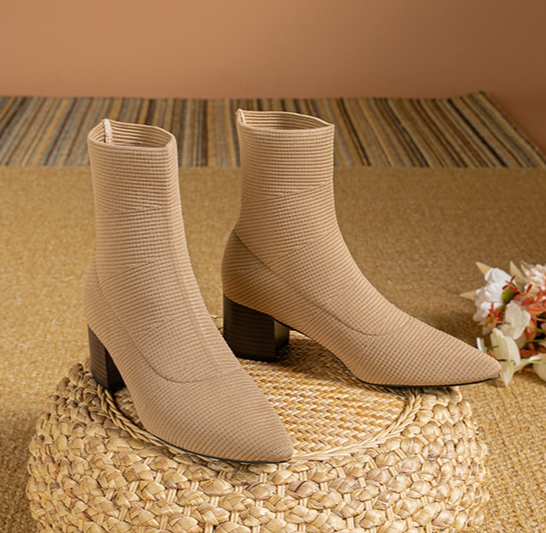 CALORA_ Vionna | Elegante dameslaarzen met hoge hak
