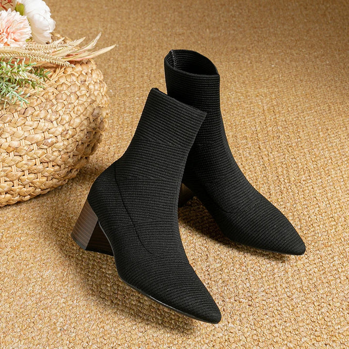 CALORA_ Vionna | Elegante dameslaarzen met hoge hak