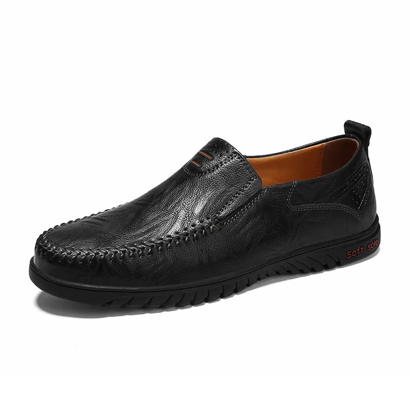 CALORA_ Vito | Casual leren loafers - instappers