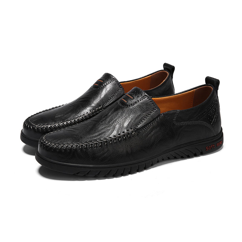 CALORA_ Vito | Casual leren loafers - instappers