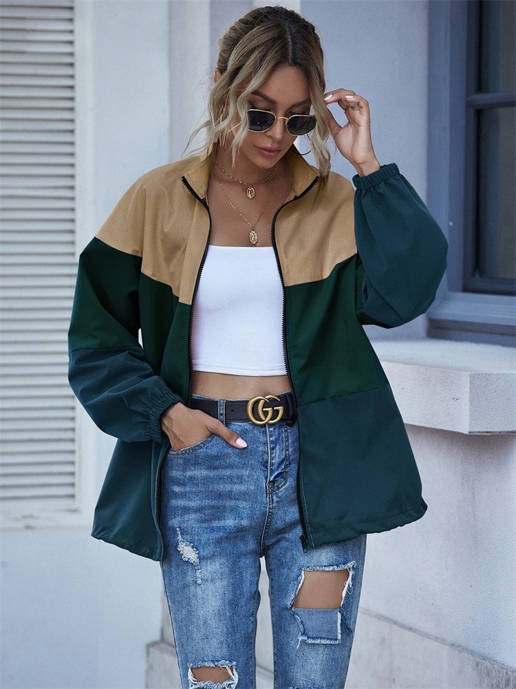 CALORA_ Vivienne | Stijlvolle Dames herfst regenjas