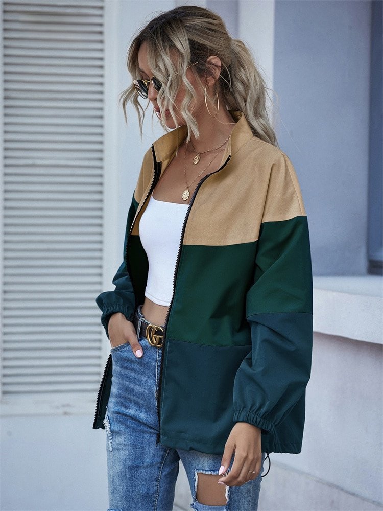 CALORA_ Vivienne | Stijlvolle Dames herfst regenjas