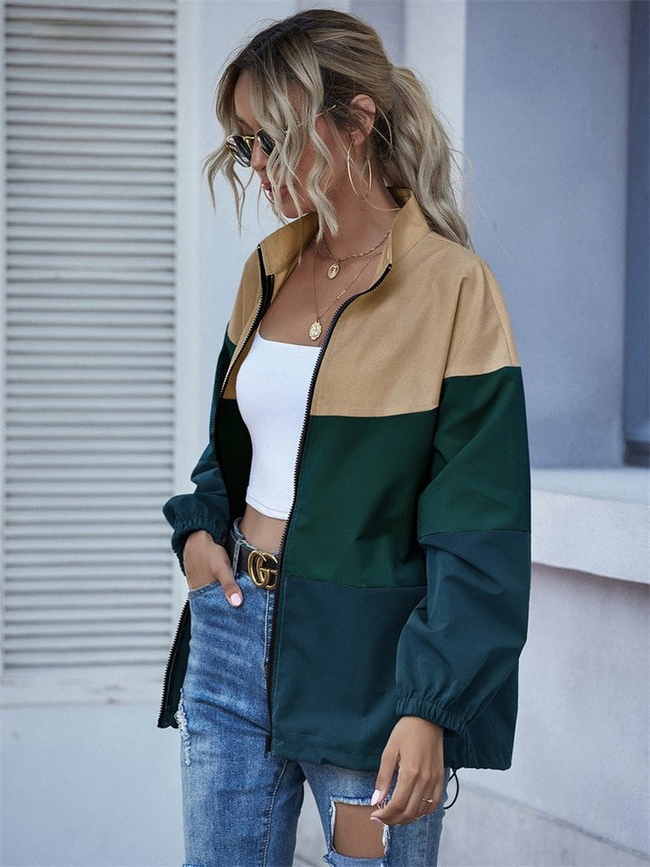 CALORA_ Vivienne | Stijlvolle Dames herfst regenjas