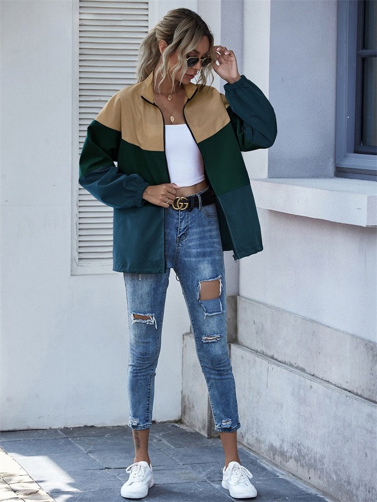 CALORA_ Vivienne | Stijlvolle Dames herfst regenjas