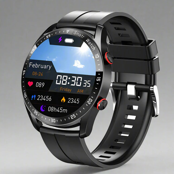 CALORA_ Voltify - Pro Smartwatch Met Bluetooth-Oproepen En Gezondheidstracker
