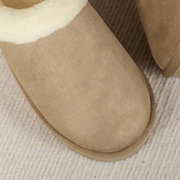 CALORA_ Warme Wollen Pantoffels voor Dames in Stijlvolle Kleuren