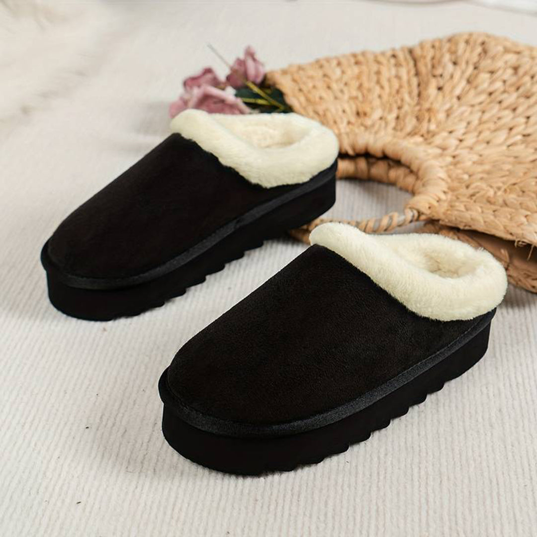 CALORA_ Warme Wollen Pantoffels voor Dames in Stijlvolle Kleuren