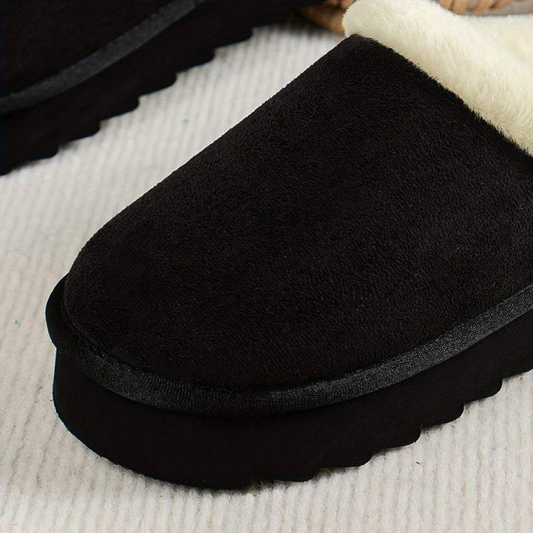 CALORA_ Warme Wollen Pantoffels voor Dames in Stijlvolle Kleuren