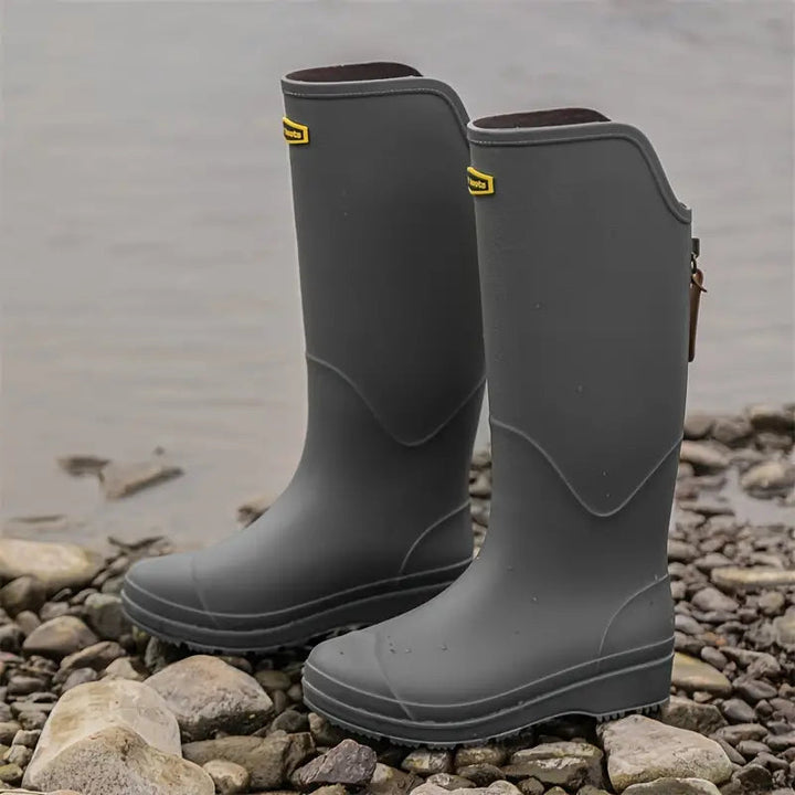 CALORA_ Waterdichte Hoge dames Regenlaarzen