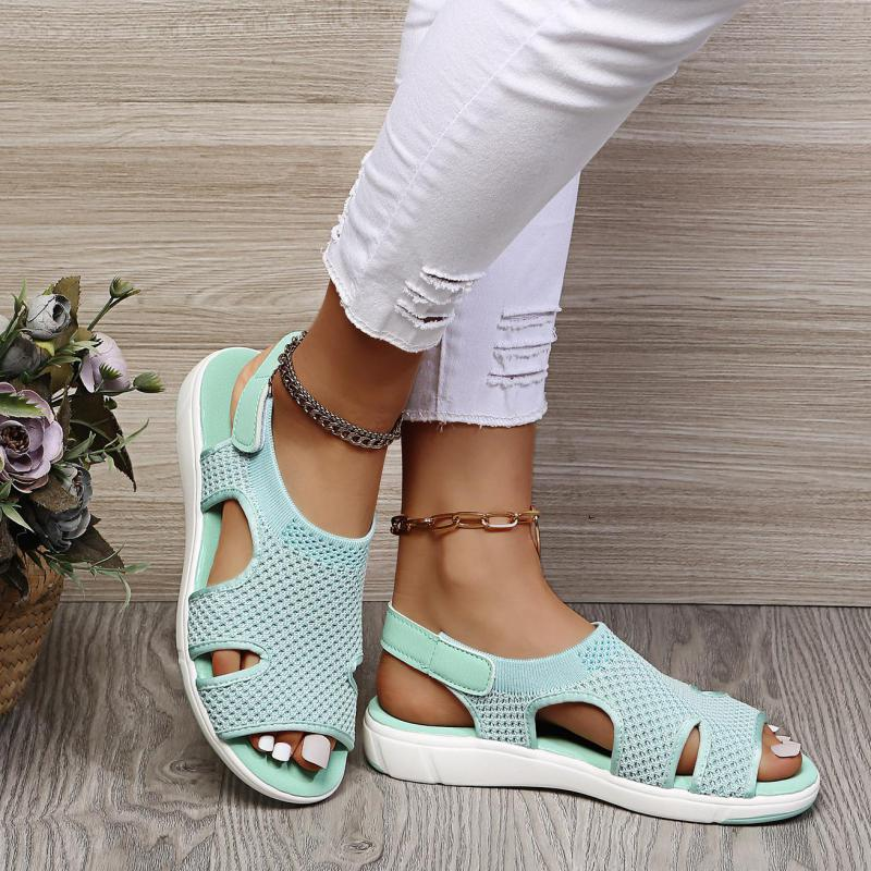 CALORA_ Zachte en Comfortabele Sandalen voor Dames met Stretchmateriaal