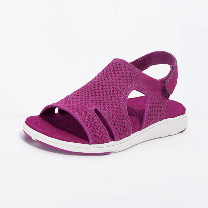 CALORA_ Zachte en Comfortabele Sandalen voor Dames met Stretchmateriaal