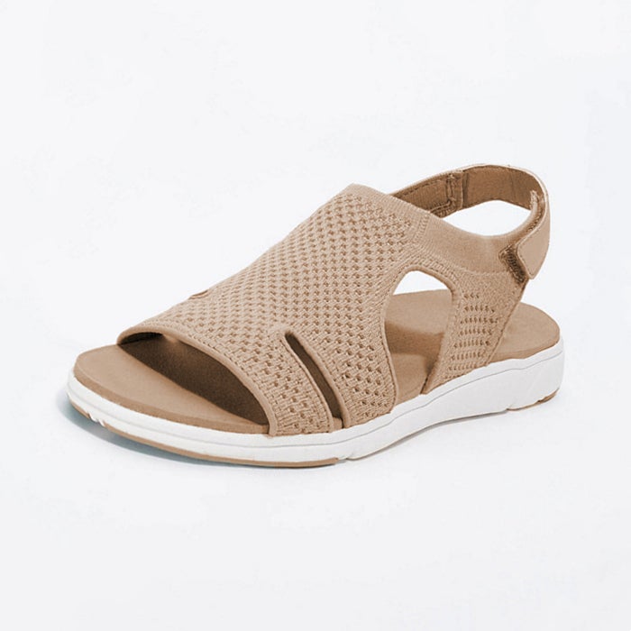 CALORA_ Zachte en Comfortabele Sandalen voor Dames met Stretchmateriaal