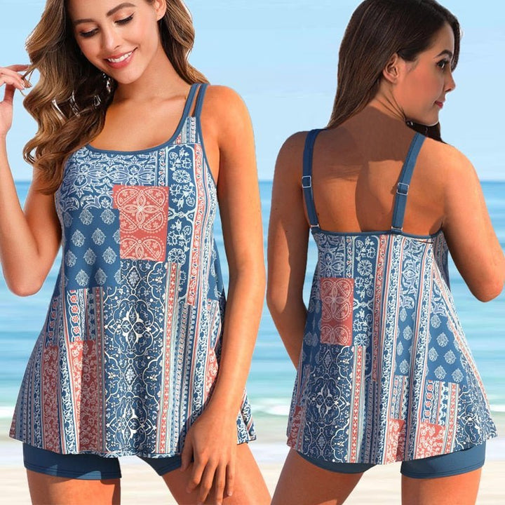CALORA_ Zentila | Tankini Set Plus Maat