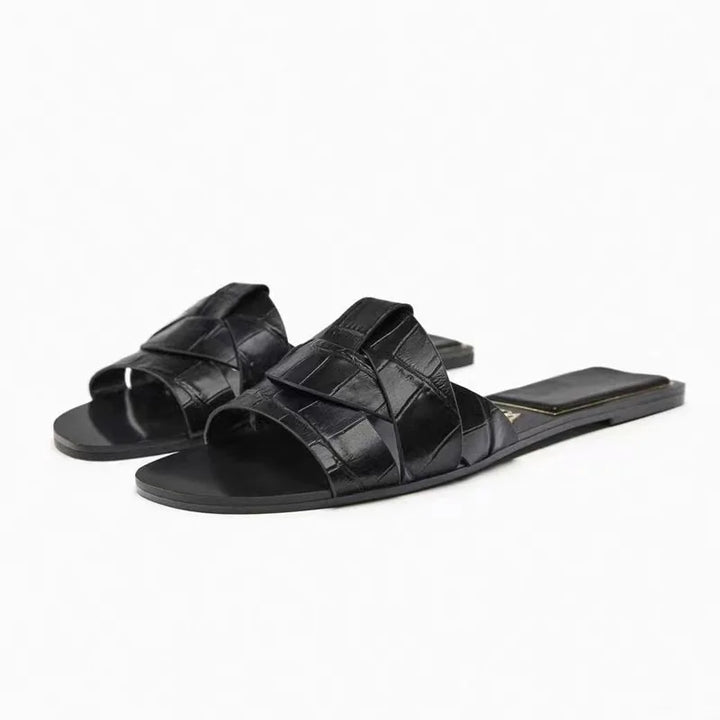 CALORA_ Zomer Dames Slippers Casual Ademend T-vormige Open Teen Sandalen