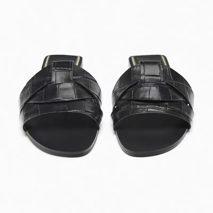 CALORA_ Zomer Dames Slippers Casual Ademend T-vormige Open Teen Sandalen