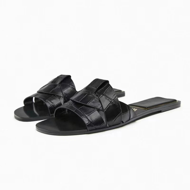 CALORA_ Zomer Dames Slippers Casual Ademend T-vormige Open Teen Sandalen