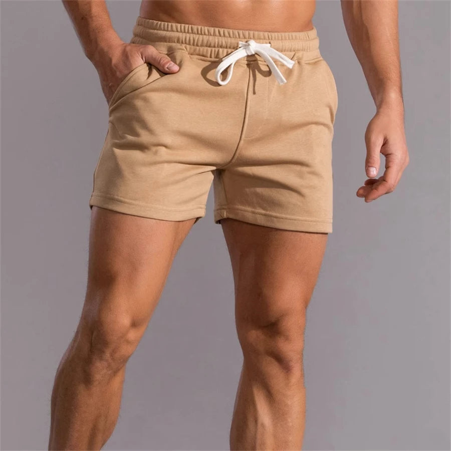 CALORA_ Zomer Heren Casual Shorts Korte Broek met Ademend Materiaal en Effen Kleur